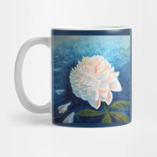 White Peony Painting Mug